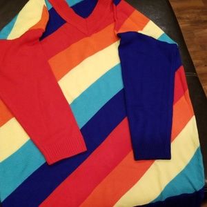 Rainbow Sweater Dress